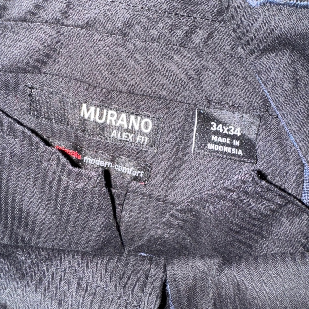 Classic Dark blue and pin stripe blue Trousers - Picture 2 of 2